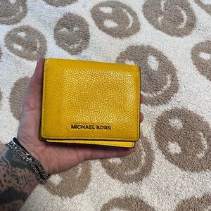 Michael Kors Sunflower Yellow Wallet